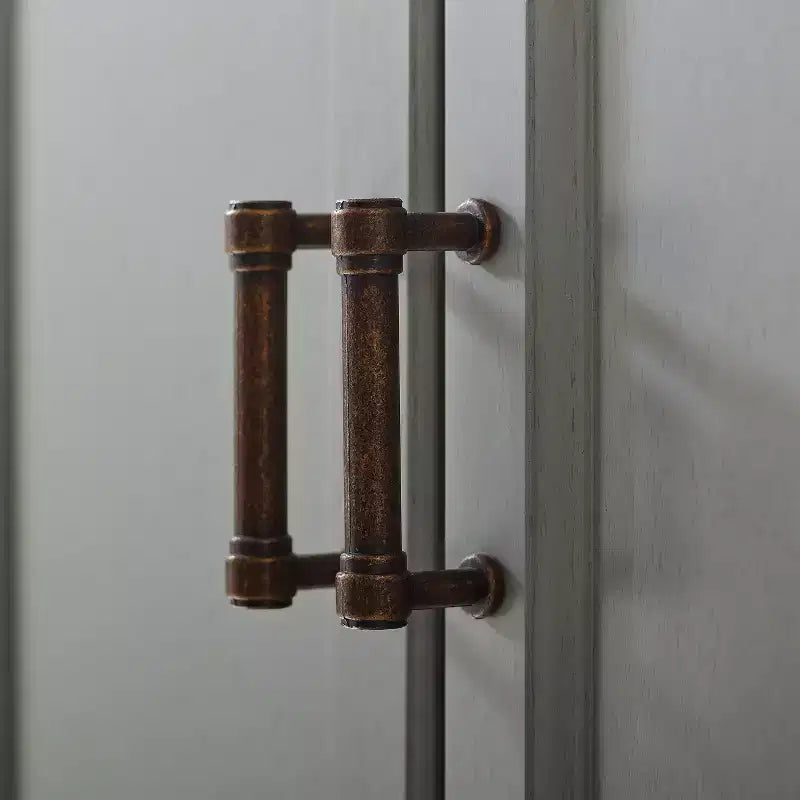 Wand-Dekoschrank Grau