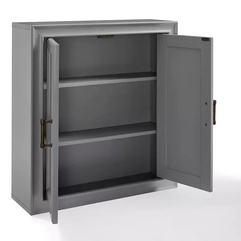 Wand-Dekoschrank Grau