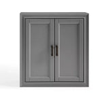 Wand-Dekoschrank Grau