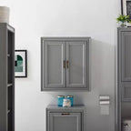 Wand-Dekoschrank Grau