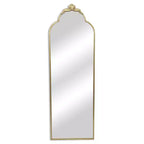 HomeRoots 65 Gold Metal Arch Full Length Hanging Mirror