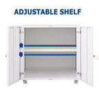 Metall-Druckerständer mit Ablage, Rollbarer Aktenschrank