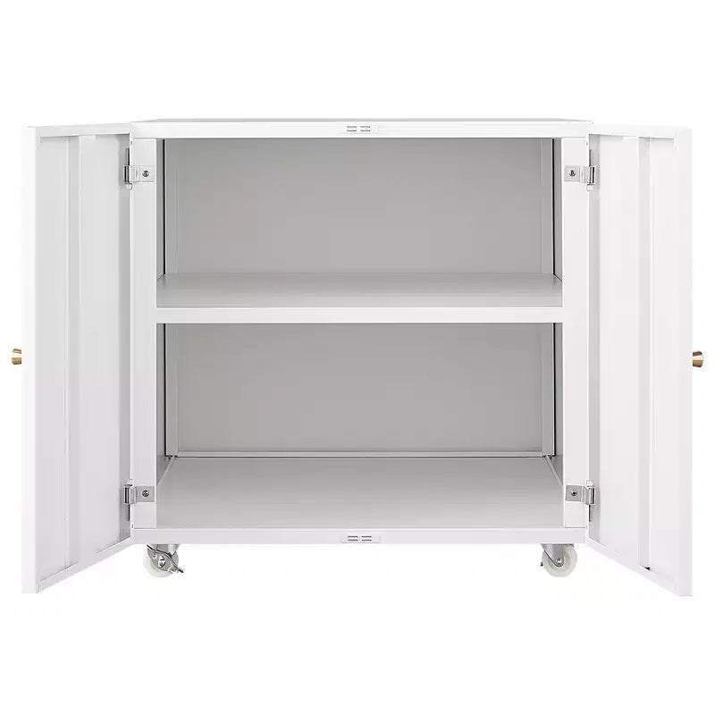 Metall-Druckerständer mit Ablage, Rollbarer Aktenschrank