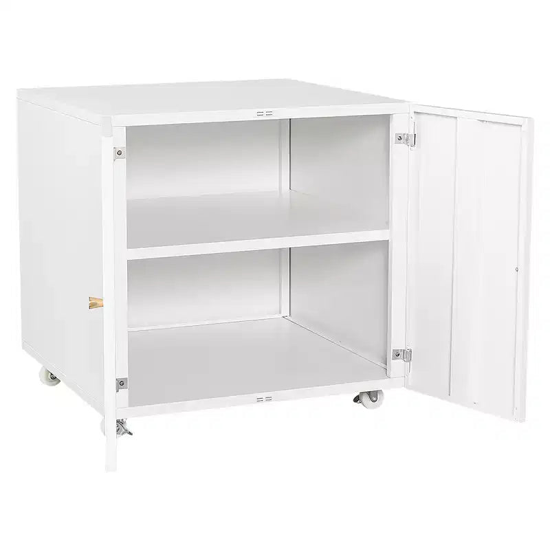 Metall-Druckerständer mit Ablage, Rollbarer Aktenschrank