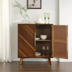 2-türiges Holz-Sideboard mit Stauraum
