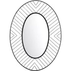 Tanra Mirror - 26.8 x 36.5 - MRR1043 - Black - Safavieh
