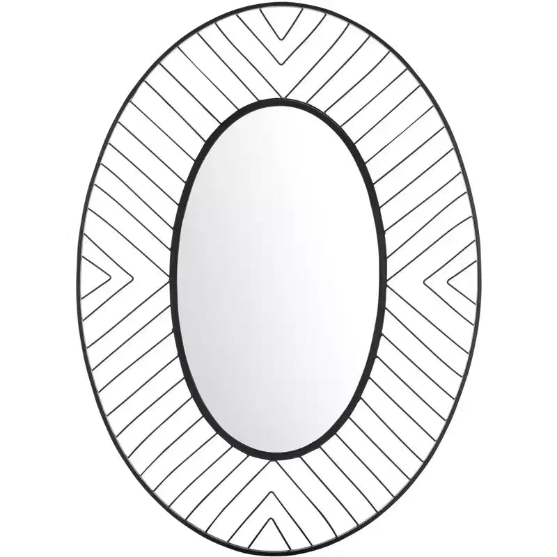 Tanra Mirror - 26.8 x 36.5 - MRR1043 - Black - Safavieh