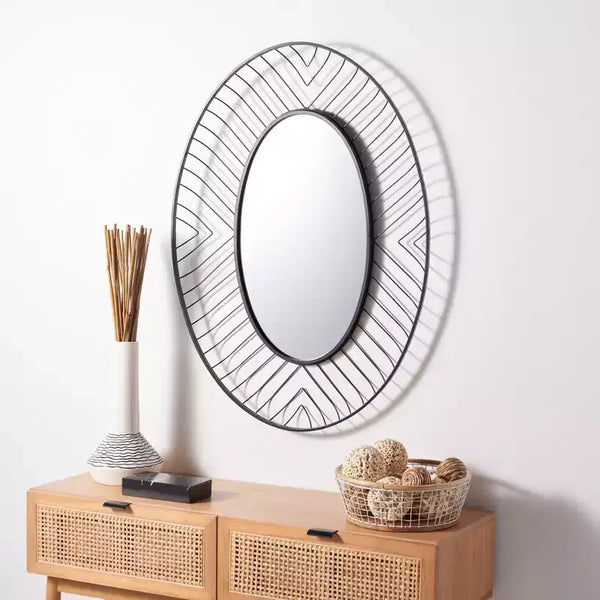 Massivholz Runder Esstisch 36" Espresso