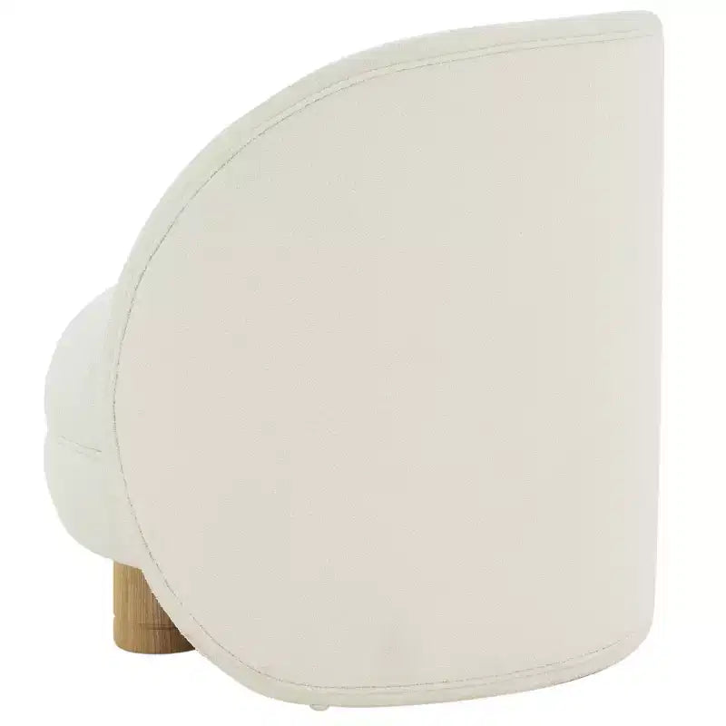 Bouclé Akzentstuhl - SFV5123 - Ivory/Natur