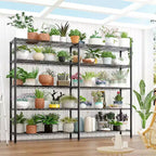 Karl Home 5-Tier Steel Height -Adjustable Storage Rack Heavy Duty Shelving Unit