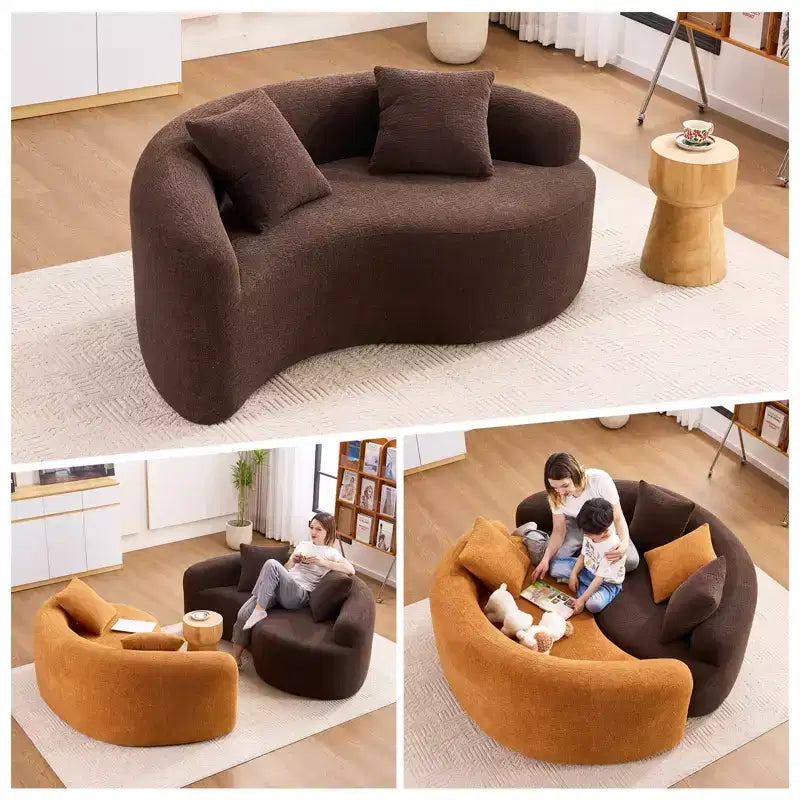 66,9" Chenille Zweisitzer-Sofa