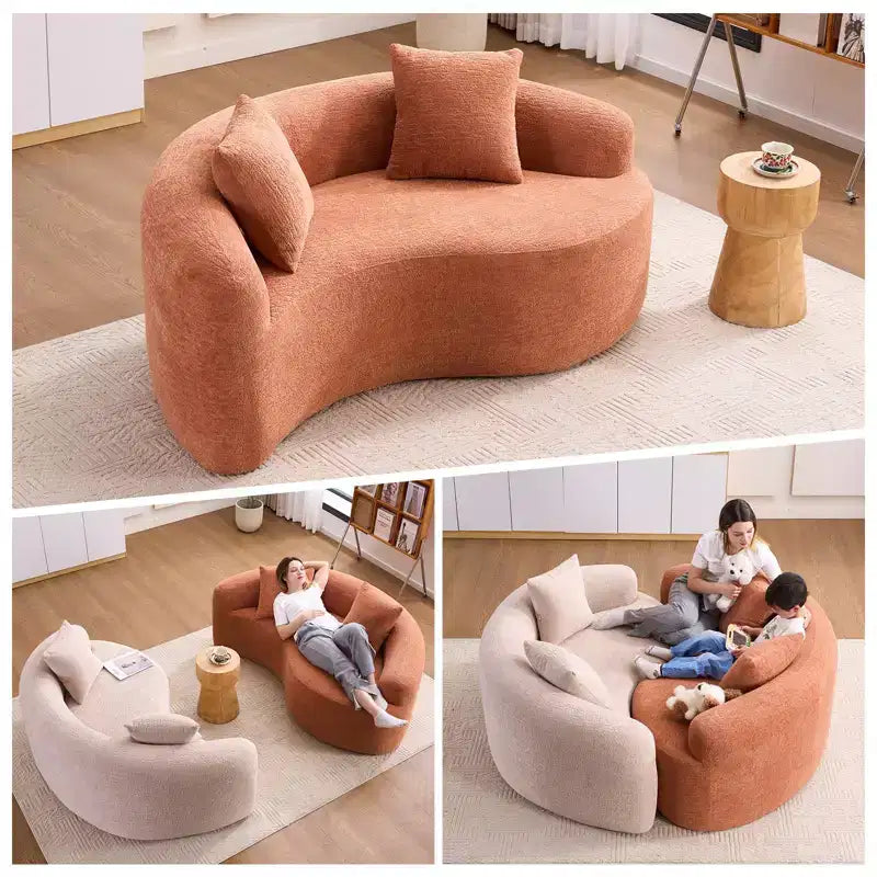 66,9" Chenille Zweisitzer-Sofa