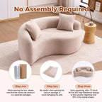 66,9" Chenille Zweisitzer-Sofa
