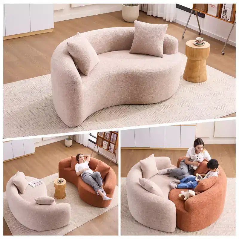 66,9" Chenille Zweisitzer-Sofa