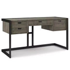 Arley Desk Weathered Gray - WyndenHall
