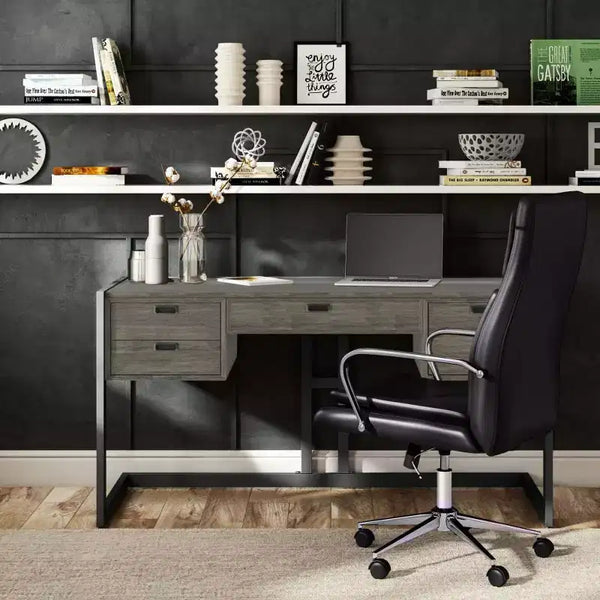 Schreibtisch Used Look Grau