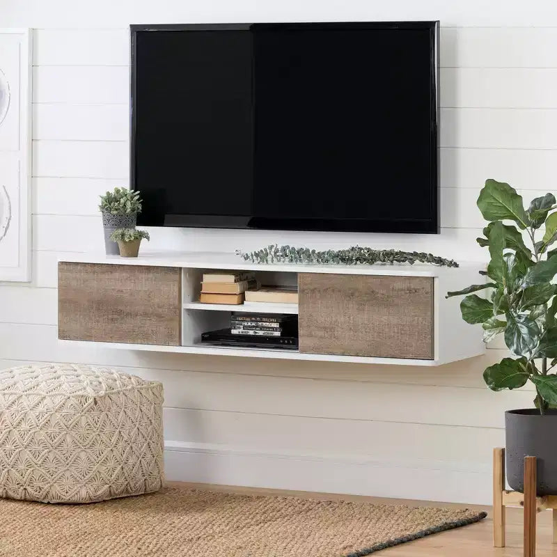 Wandmontierter TV-Ständer für Fernseher bis 55 Zoll