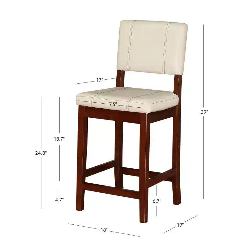 24" Barhocker mit Thekenhöhe