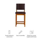 24" Barhocker mit Thekenhöhe