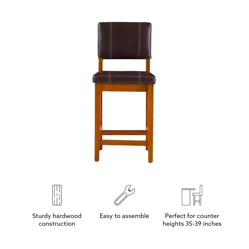 24" Barhocker mit Thekenhöhe
