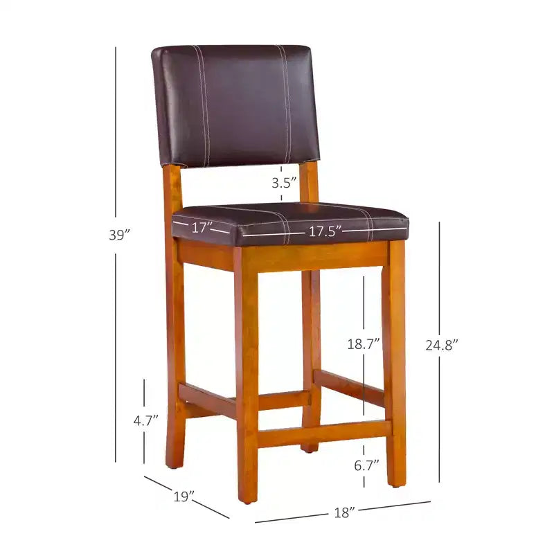 24" Barhocker mit Thekenhöhe
