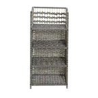 Akzentregal aus geflochtenem Rattan